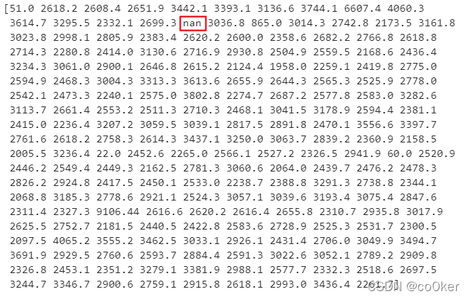 python numpy关于excel表格nan值的bug处理,出现提示:‘float‘ object has no attribute ...