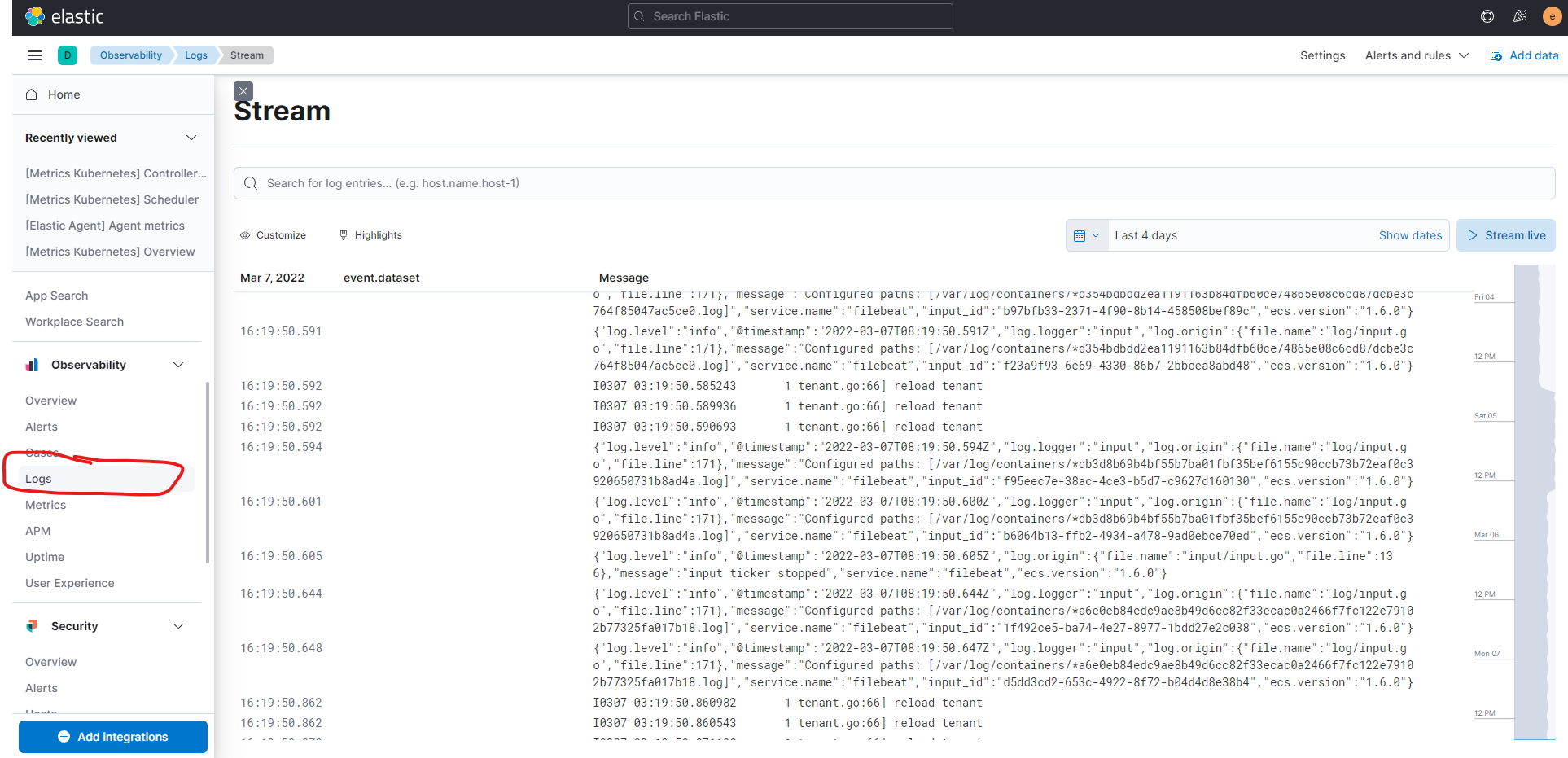 （k8s日志收集）kubernetes守护进程方式部署filebeat收集k8s集群容器日志elasticsearch+kibana ...