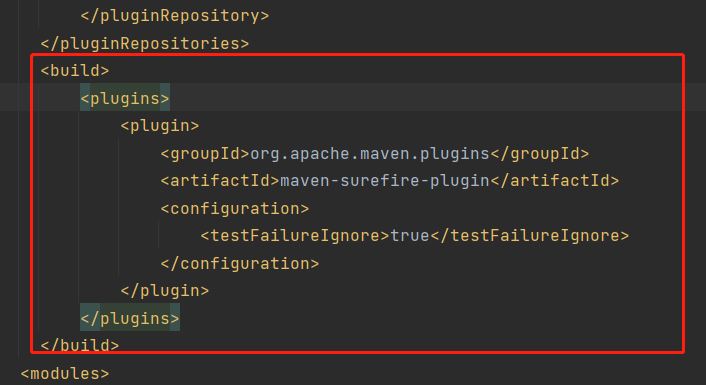 解决target\surefire-reports for the individual test results 问题