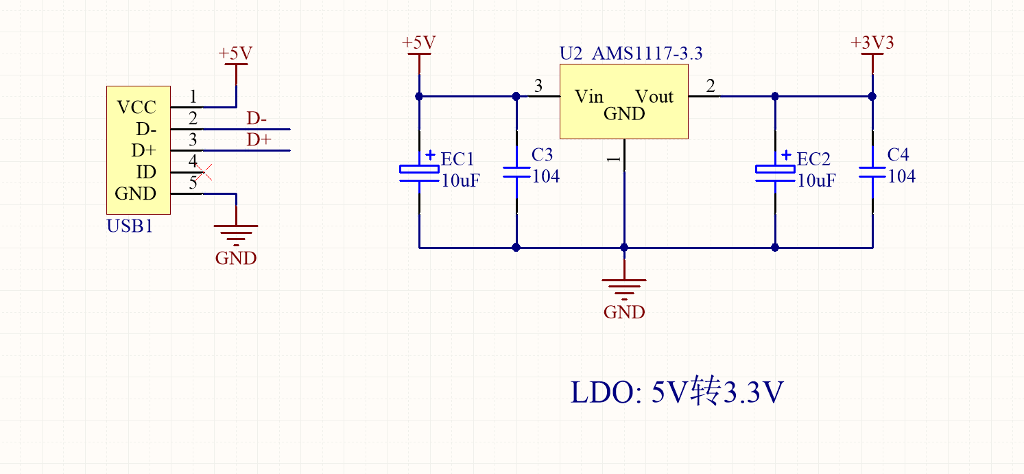 ams1117稳压电路图5v图片