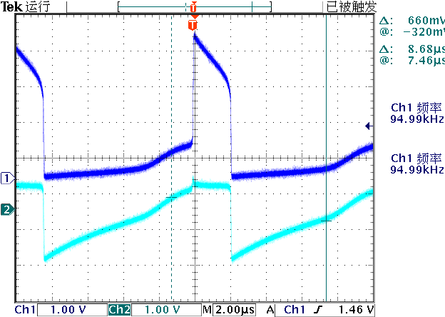  ͼ2.2.3 ·0.9VǶӦT1缫ѹT2ѹ