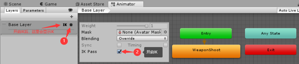 【Unity3D】IK动画