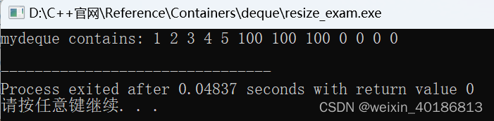 C++ Reference: Standard C++ Library reference: Containers: deque: deque: resize