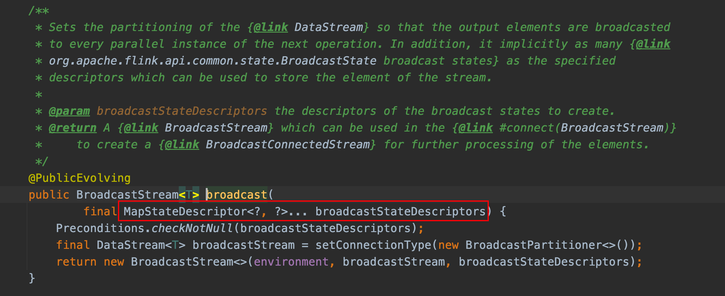 Flink Broadcast State Pattern - Programmer Sought