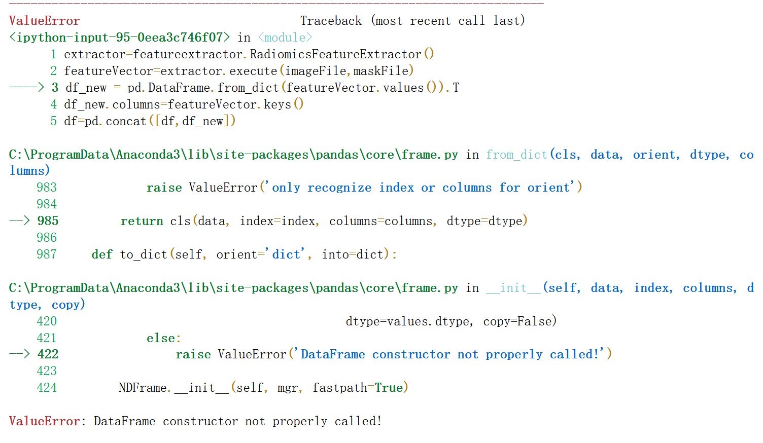 记录Dataframe Constructor Not Properly Called!解决方法_潔～的博客-Csdn博客