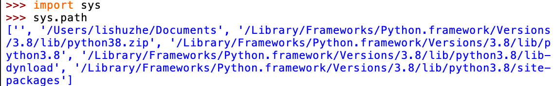 sys.path中没有PYTHONPATH的路径