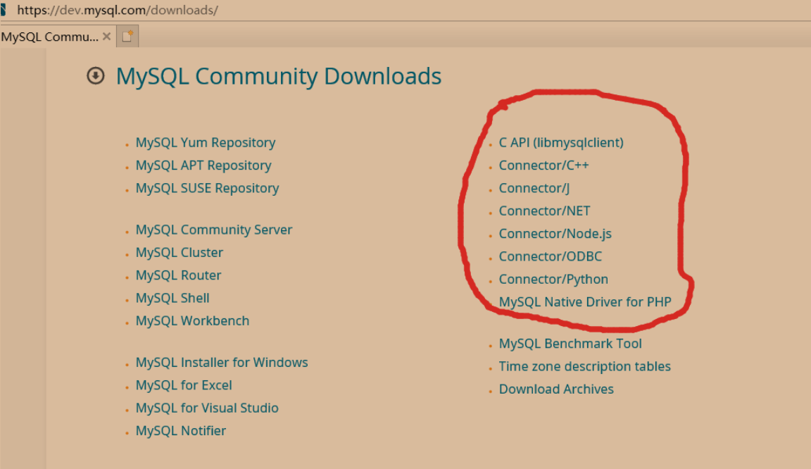 Download method of MySQL driver - Programmer Sought