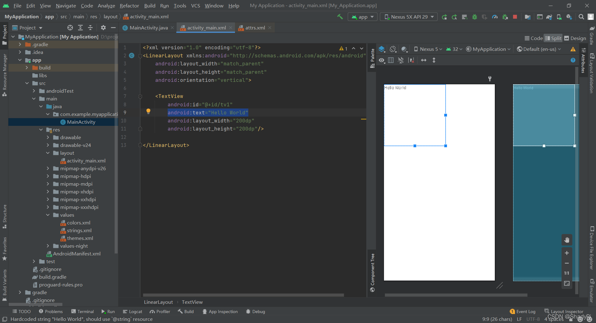 Android开发之TextView控件(实现阴影及文本滚动效果)_textview阴影-CSDN博客