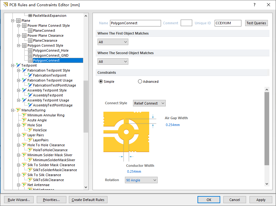 Altium Designer，覆铜，过孔采用直连（Direct Connect）模式_ad铺铜过孔直连CSDN博客