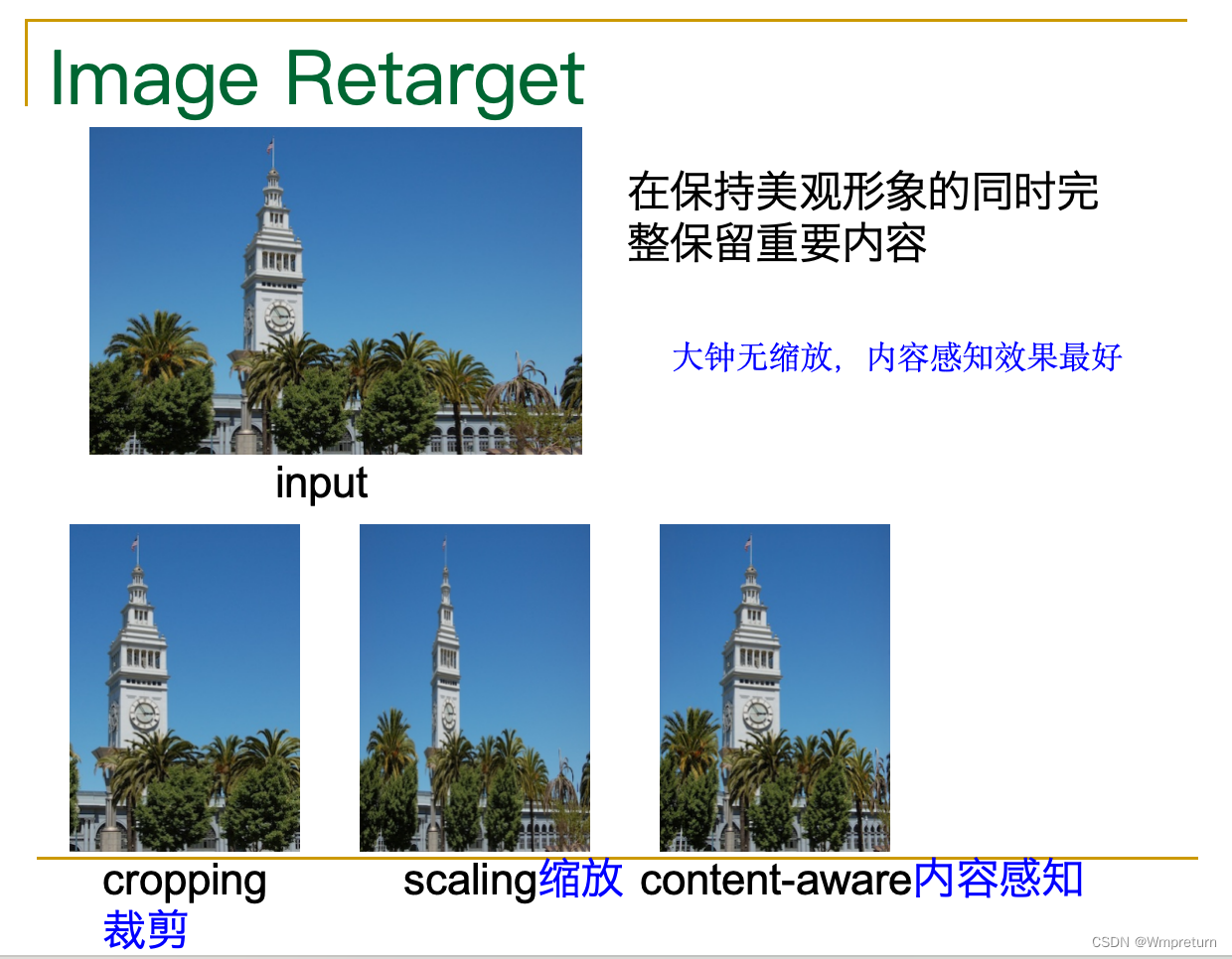 图像重定向Image Retarget