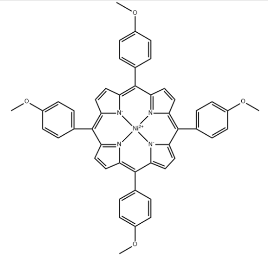 cas39828-57-4/四对甲氧苯基卟啉镍/Nickel(II) tetramethoxyphenylporphyrin/分子式:C48H36N4NiO4/分子量:791.53/保存注意事项