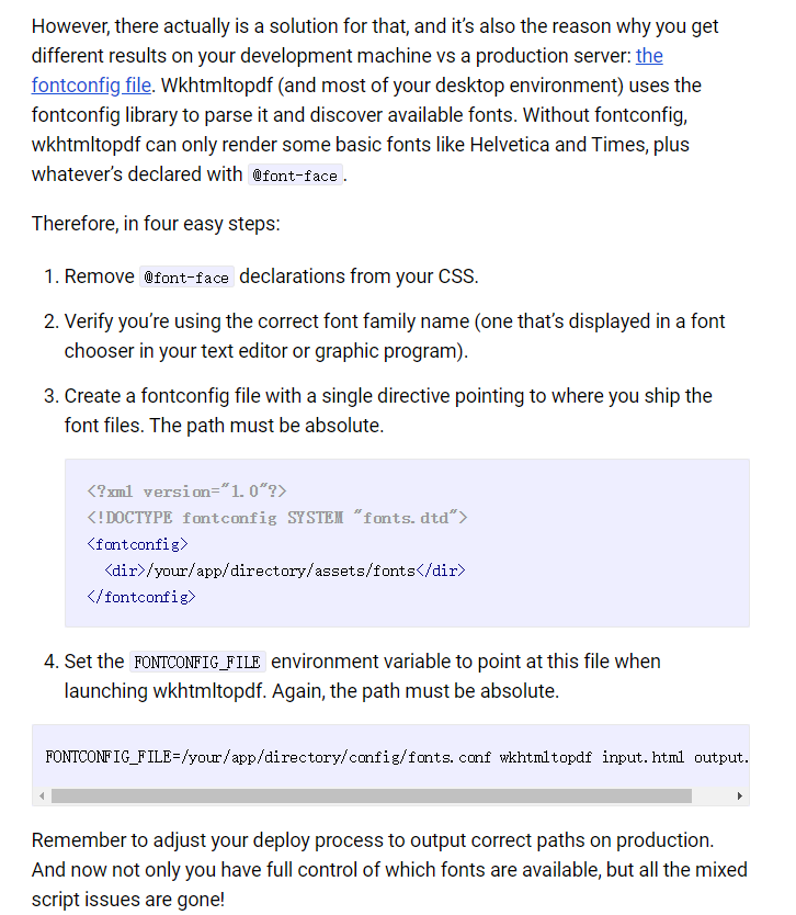 Wkhtmltopdf 字体无效问题_wkhtmltopdf修改fonts.conf不起作用-CSDN博客
