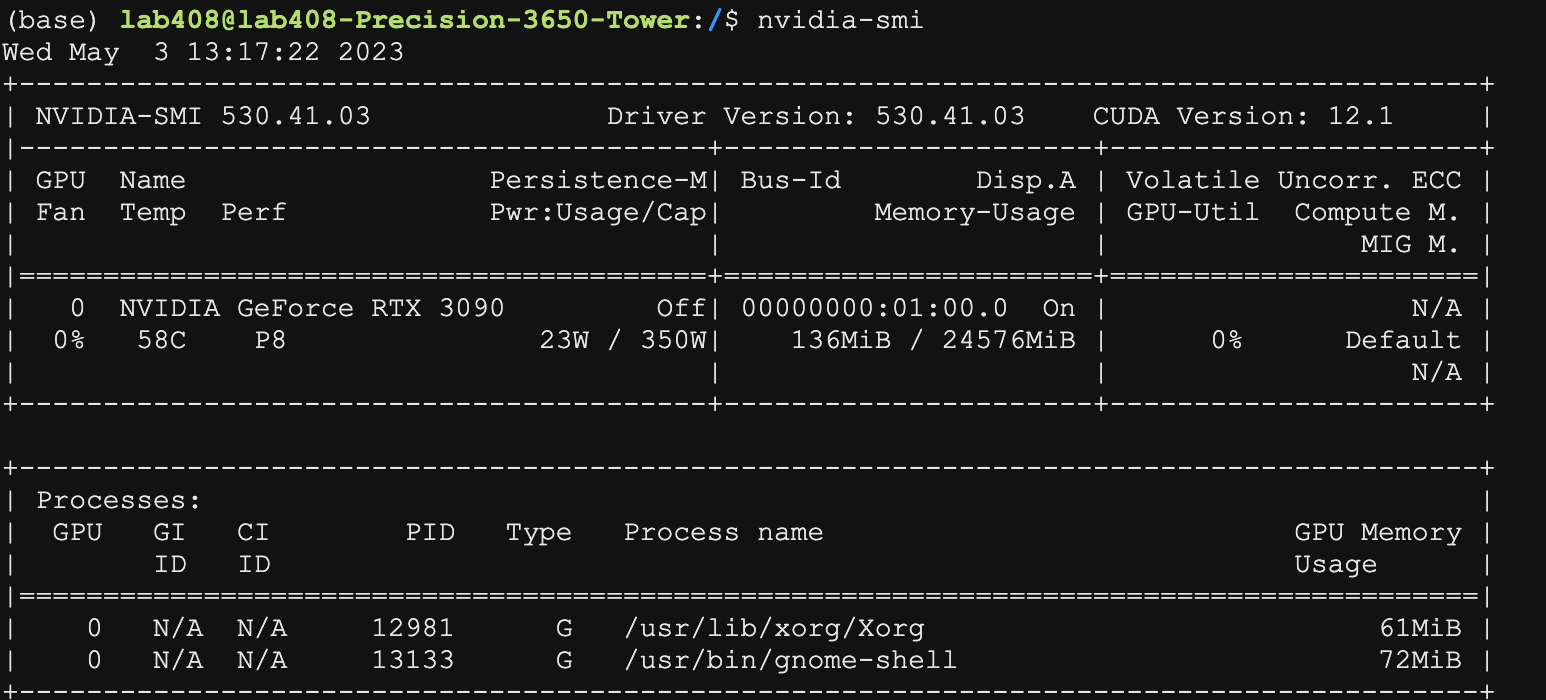 Nvidia smi has failed because it couldn t communicate with the nvidia