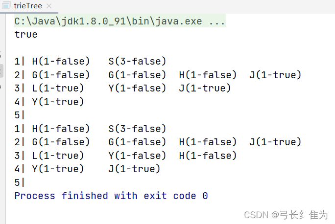 【大数据管理】Java实现字典树TireTree