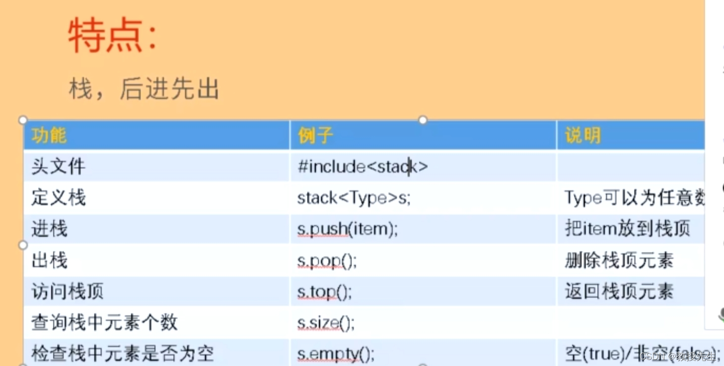 C++的STL标准库学习(stack)栈_stl模板之栈stack实例:计算机求解前缀表-CSDN博客