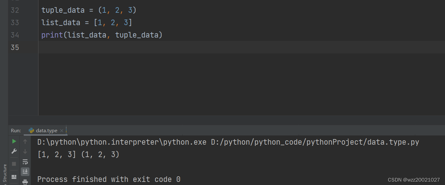 Python中的元组（tuple）和列表（list）-CSDN博客