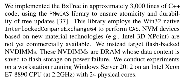 BzTree: A High-Performance Latch-free Range Index for Non-Volatile Memory