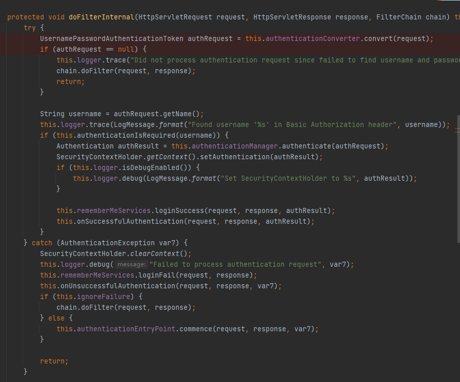 BasicAuthenticationFilter