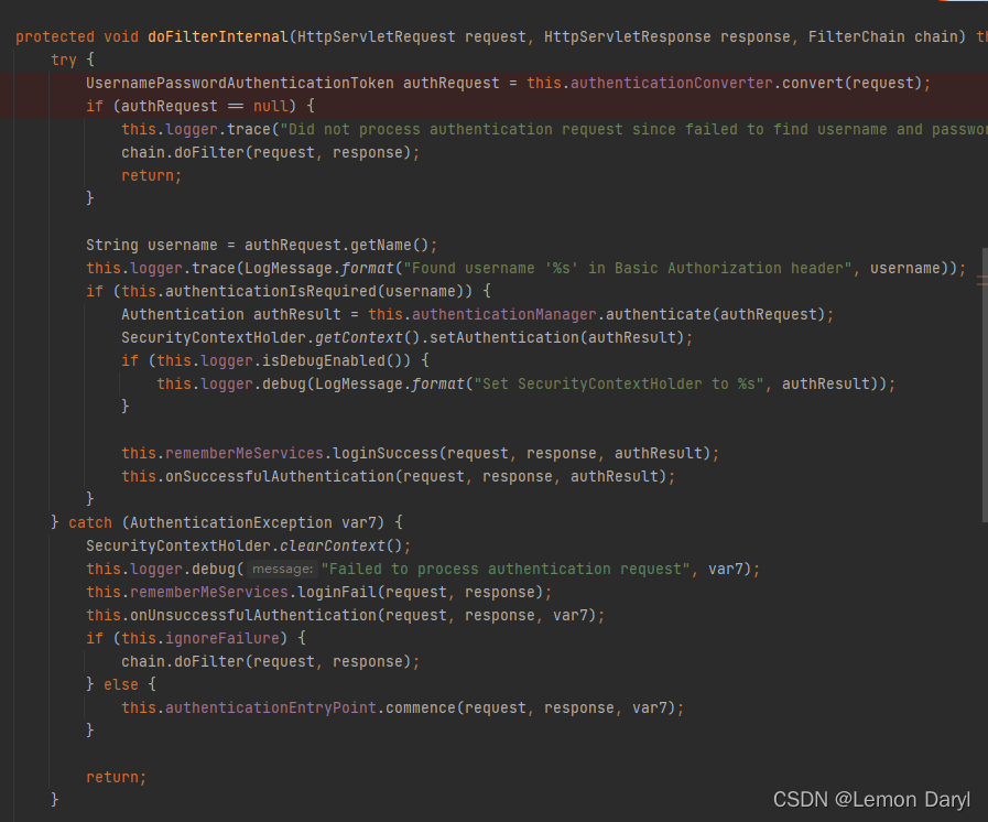 BasicAuthenticationFilter