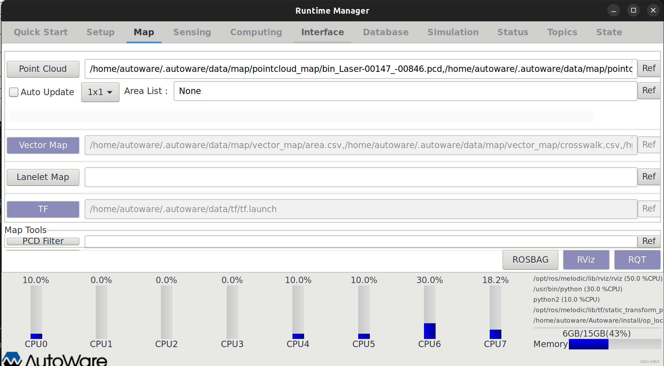 Autoware】OpenPlanner使用教程--从RuntimeManager面板-CSDN博客