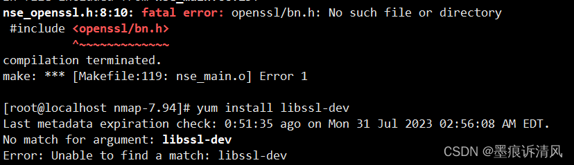 openssl/bn.h: No such file or directory