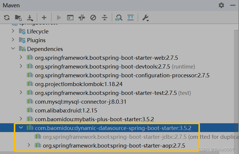 SpringBoot采用Dynamic-Datasource方式实现多JDBC数据源