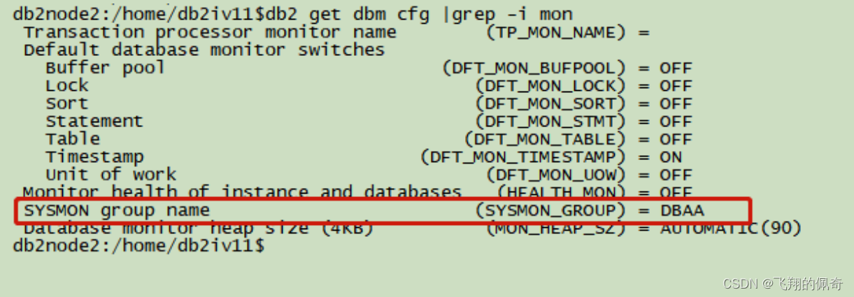 DB2 数据库监控用户赋权手册