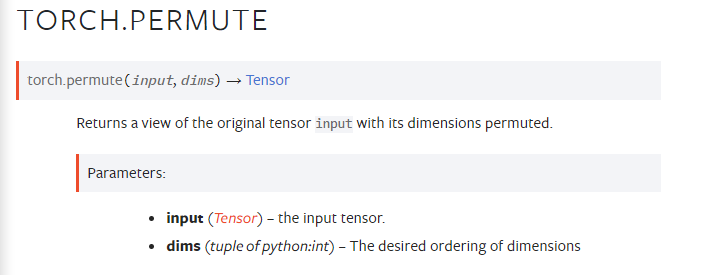 permute pytorch