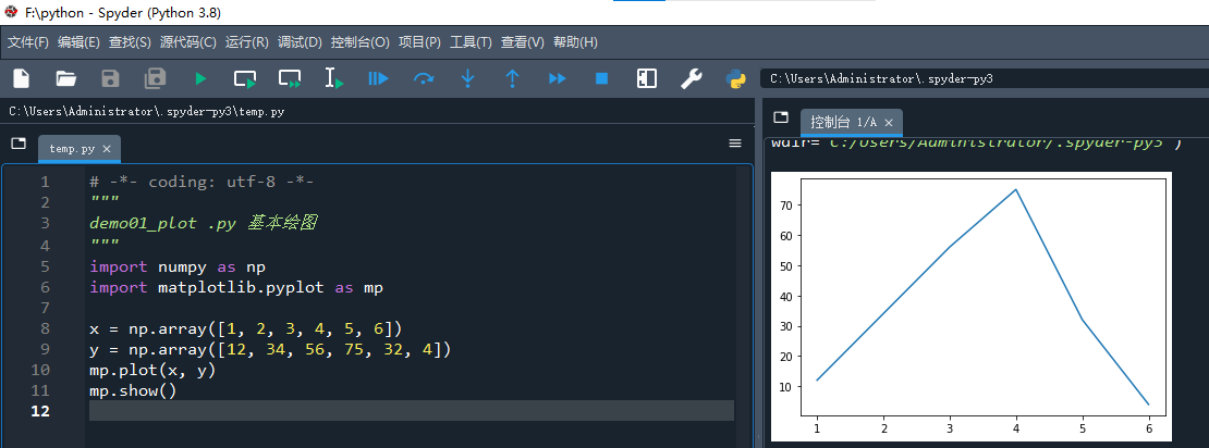 python-spyder-matplotlib-spyder-zixiao-csdn