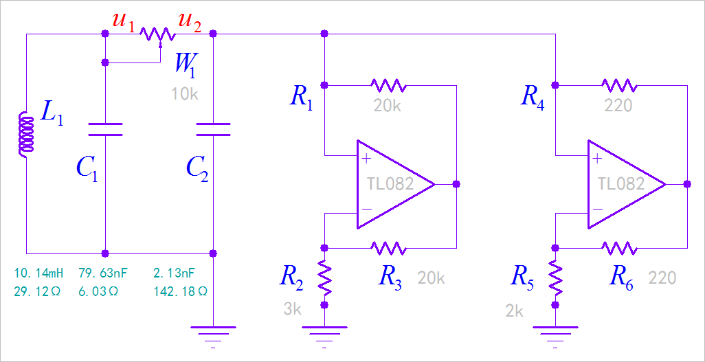 ▲ 图1.1.1 实验电路图
