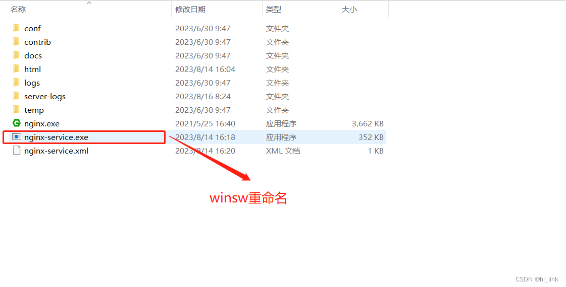 windows下nginx配置为服务