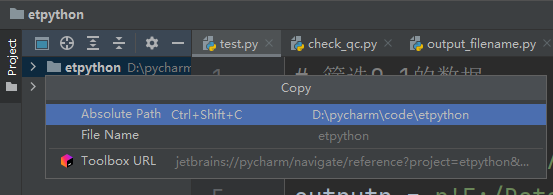 查看 PyCharm 代码文件存储的目录位置