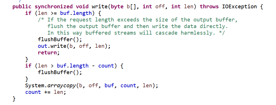 BufferedOutputStream 自动刷新缓冲区_outstream.write 写入缓存满了报错-CSDN博客