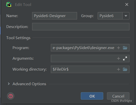 Pyside6-Designer