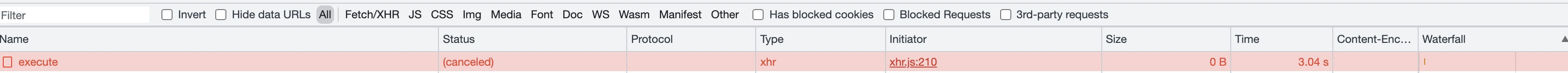 http请求响应状态为canceled