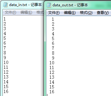 【Verilog】testbench仿真对文本数据的读取和写入