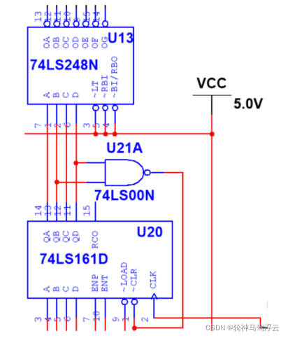 基於multisim的電子鐘仿真