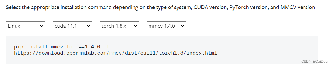 mmcv报错No module named ‘mmcv._ext‘及mmcv-full简单有效的安装方式_no module named ...