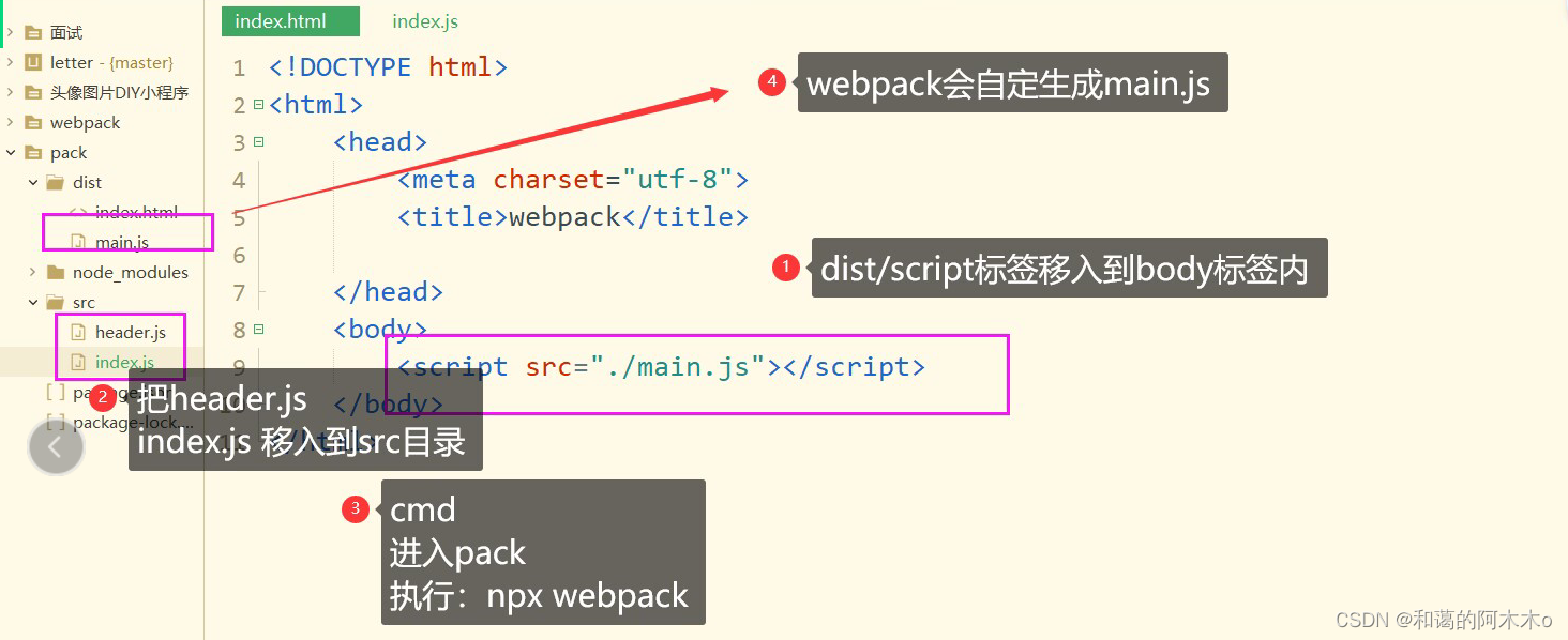 webpack安装与基础