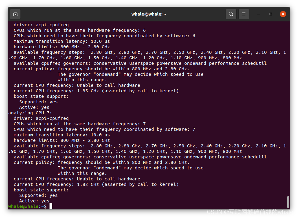 Ubuntu 20.04.5 LTS安装cpupower，userspace模式下控制cpu频率及使用教程-CSDN博客