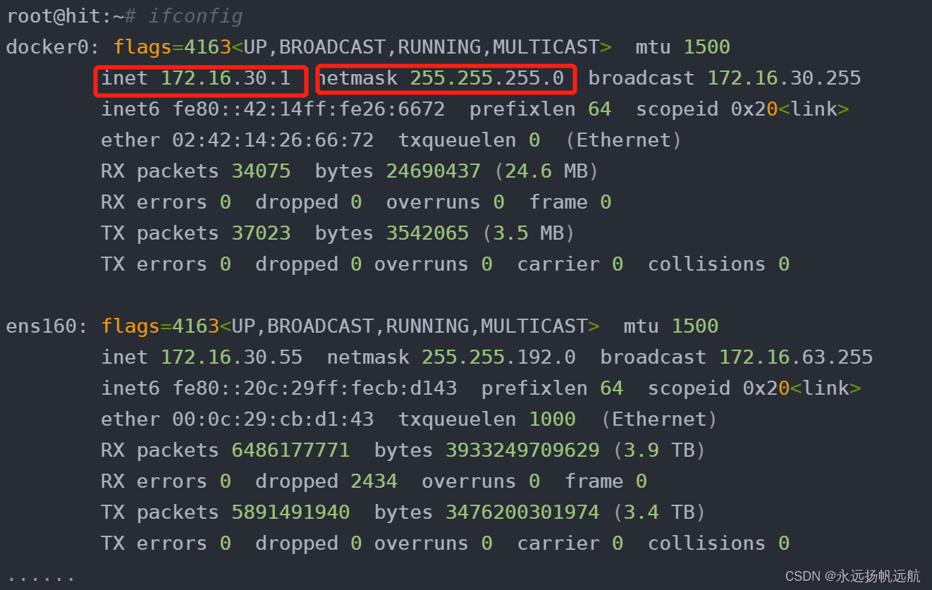 docker0的地址与ens160的地址冲突