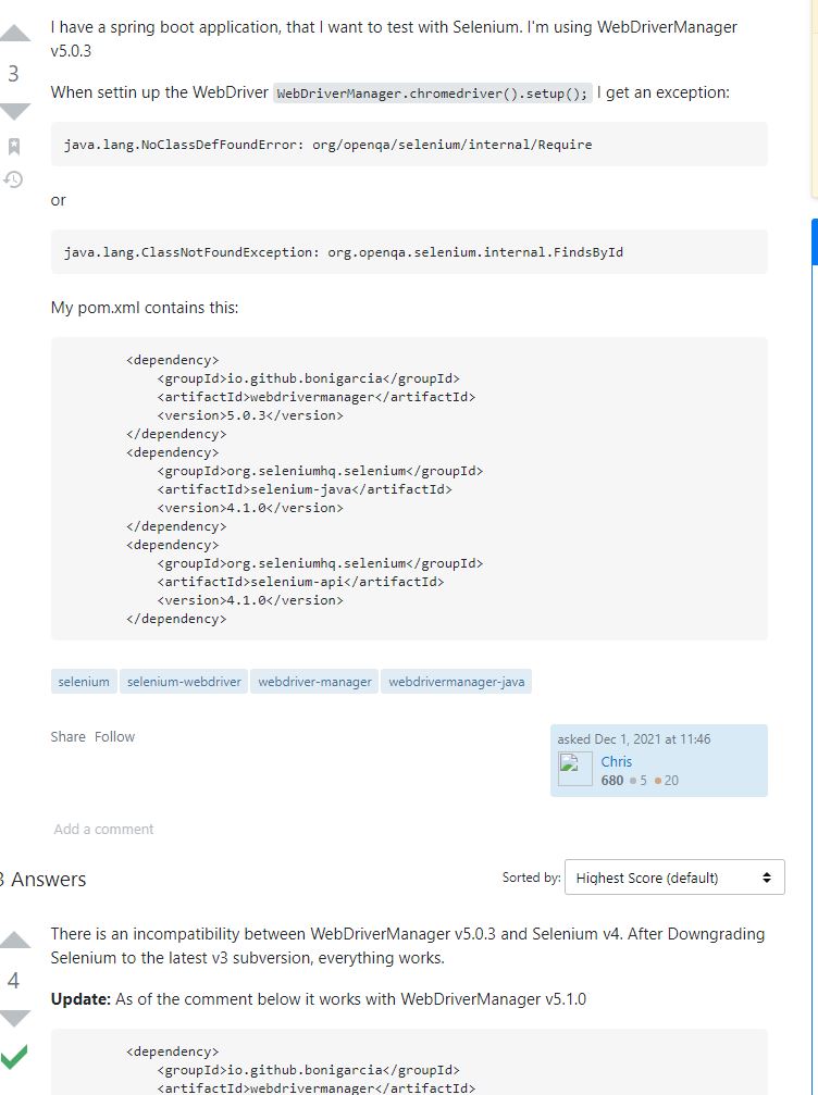 selenium的Chrome在java中打开报错的问题(selenium-java版本的问题)_java.lang ...