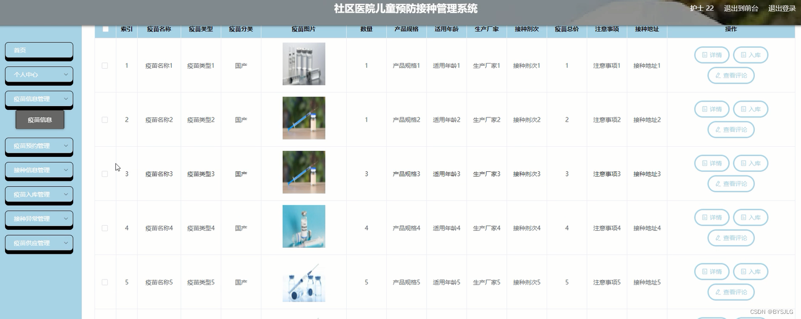 疫苗信息