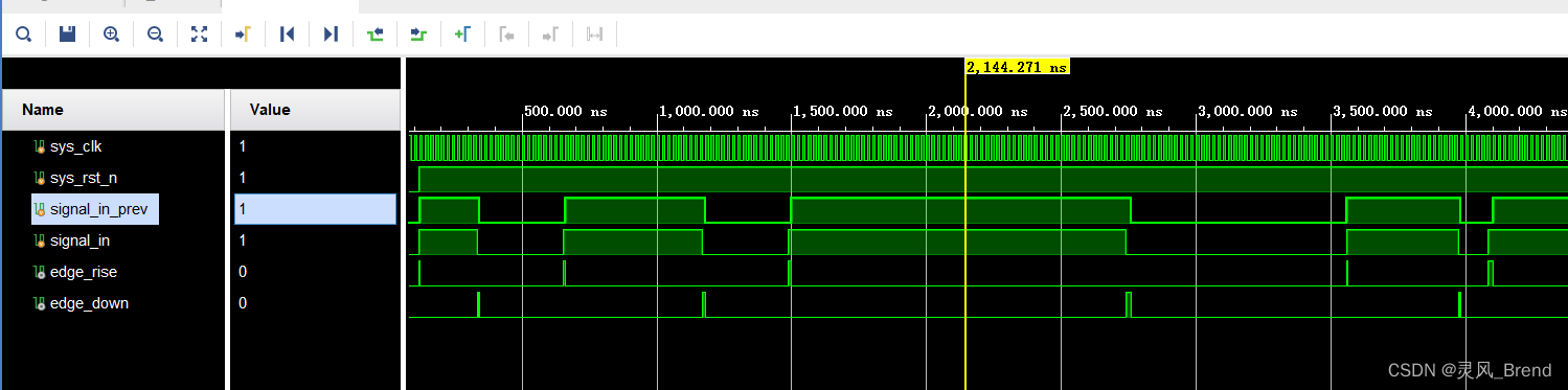 Verilog语法学习——边沿检测