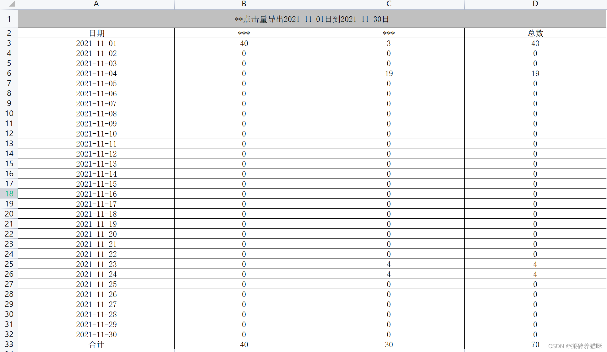 hutool工具 导出excel