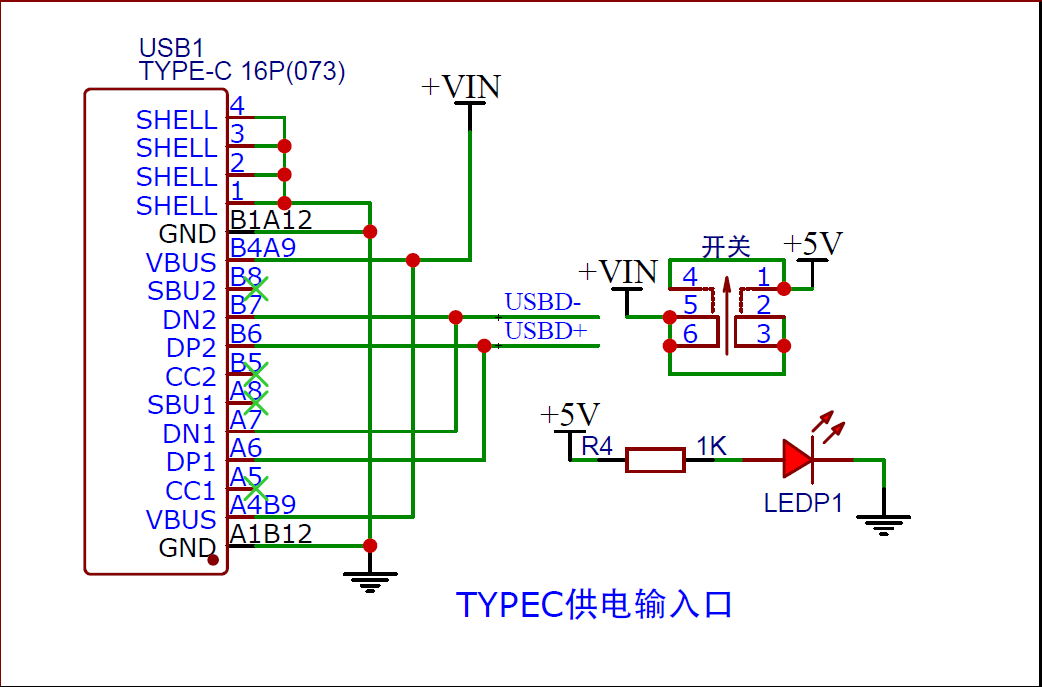 typec转usb接口原理图图片