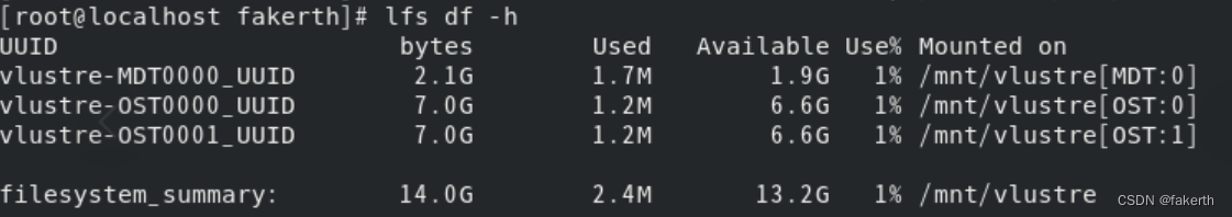 Redhat8.3上部署Lustre文件系统