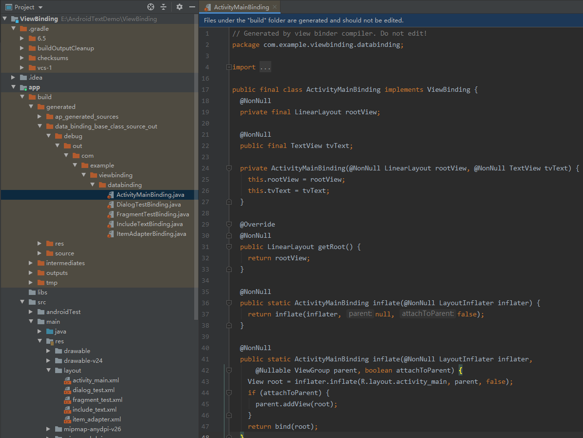 组件化之路 ViewBinding一知半解_viewbinding layout includeCSDN博客