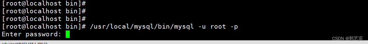 /usr/local/mysql/bin/mysql -u root -p