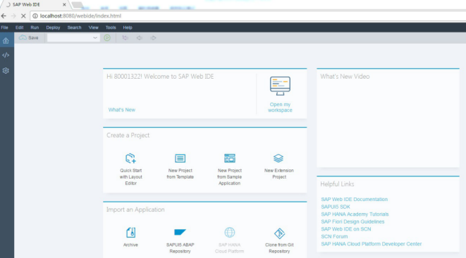 SAP Web IDE本地环境搭建「建议收藏」